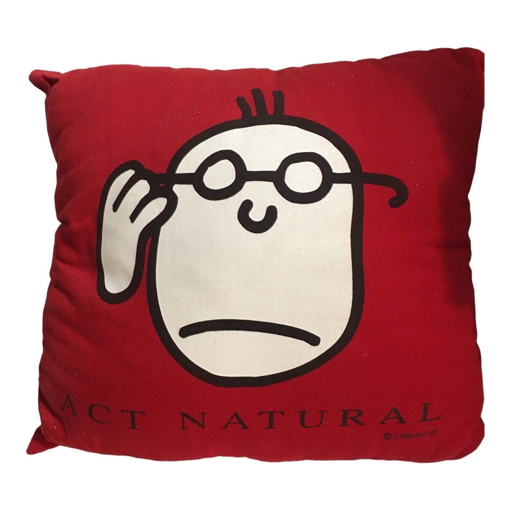 J Benton 95 Act Natural 12*12 Throw Pillow